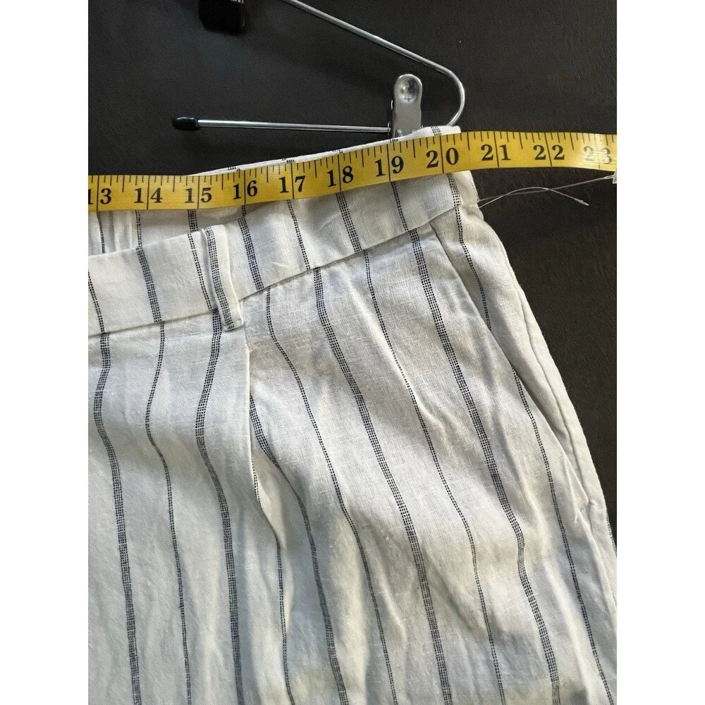 Old Navy Womens Plus Wide Leg Linen Blend Pants XXL Tall New